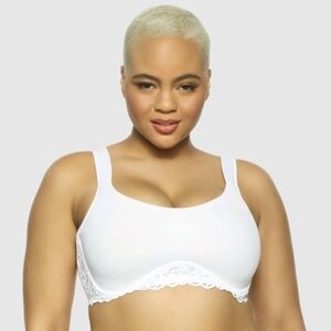 Sz 40G White Paramour "Marron" Unlined Cami Bra